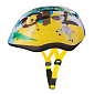 Rebel dětská cyklistická helma žlutá-modrá
