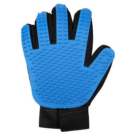 Pet Glove vyčesávací rukavice modrá
