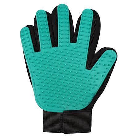 Pet Glove vyčesávací rukavice zelená