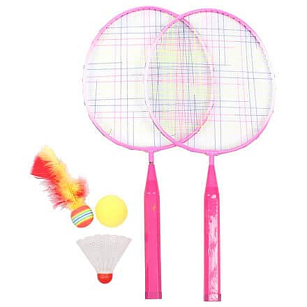 Training Set JR badmintonová sada růžová