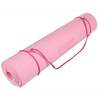 Yoga TPE 6 Mat podložka na cvičení růžová