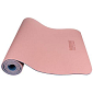 Yoga TPE 6 Double Mat podložka na cvičení růžová-modrá