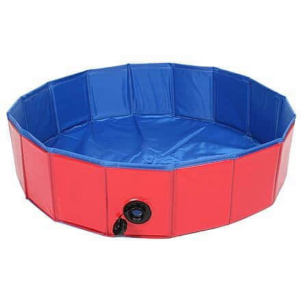 Splash bazén pro psy červená Průměr: 120 cm