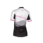 LIV cyklistický dres bílá-růžová