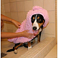 Dry Small ručník pro psa růžová