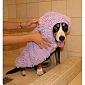 Dry Large ručník pro psa fialová