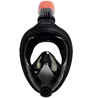 Potápěcí maska TUNTURI Full Face Diving Mask Silicon Junior černá