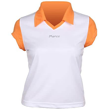 DP-01 dámské triko bílá-oranžová Velikost oblečení: 140
