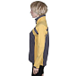 SBD-3 dámská softshellová bunda šedá-žlutá