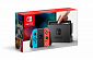 Nintendo Switch console with neon red&amp;blue Joy-Con