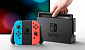 Nintendo Switch console with neon red&amp;blue Joy-Con