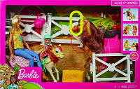 Barbie herní set s koníky