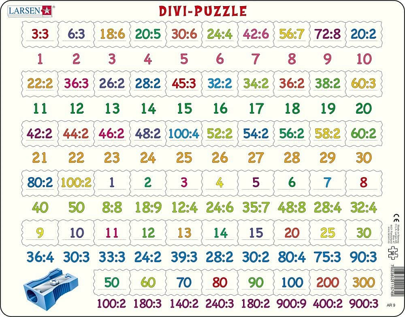 Puzzle Dělení 81 dílků