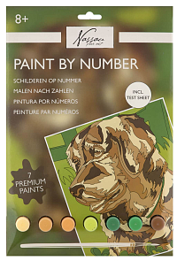 Malování podle čísel Pes