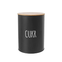 Dóza Cukr BLACK pr. 11 cm