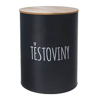 Dóza Těstoviny BLACK pr. 13 cm