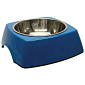 Miska DOG FANTASY nerezová čtvercová modrá 22,5 cm 700 ml