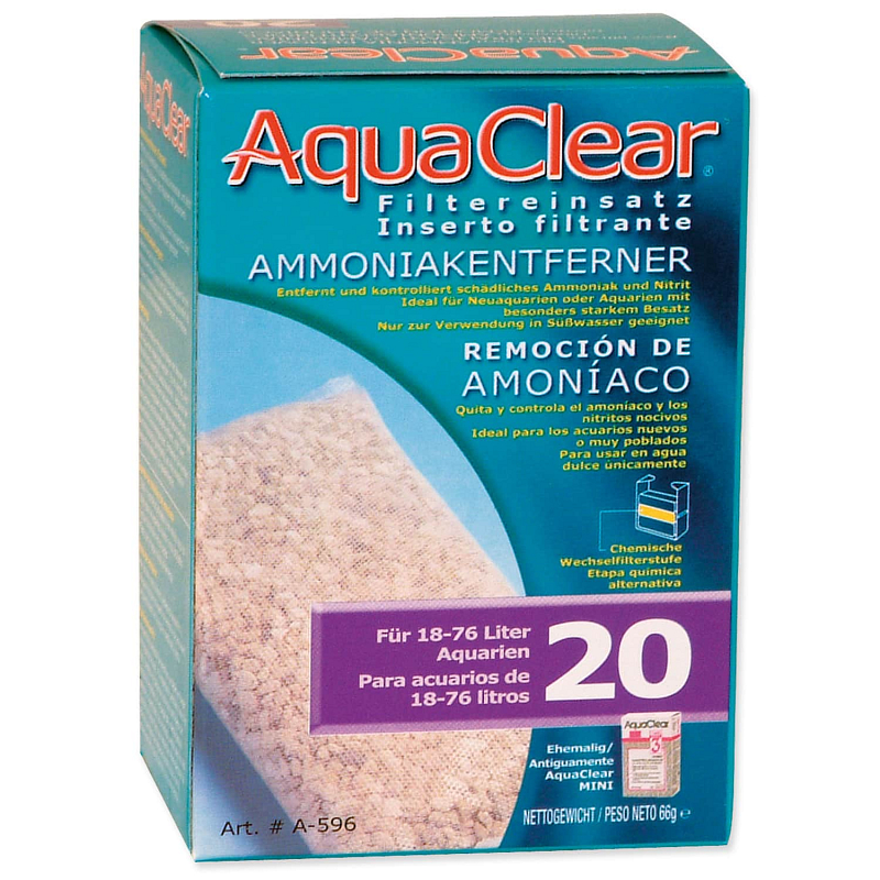 Náplň odstraňovač dusíkatých látek AQUA CLEAR 20 (AC mini) 1 ks