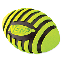 Hračka NERF gumový rugby míč spirála pískací 12,5 cm