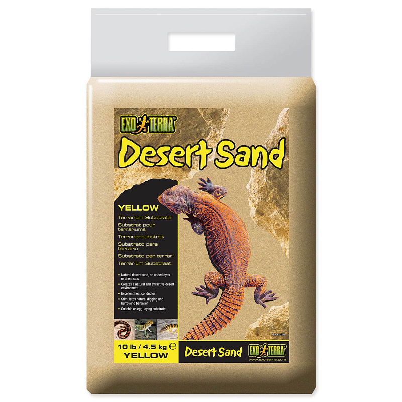 Písek EXO TERRA pouštní žlutý 4.5 kg