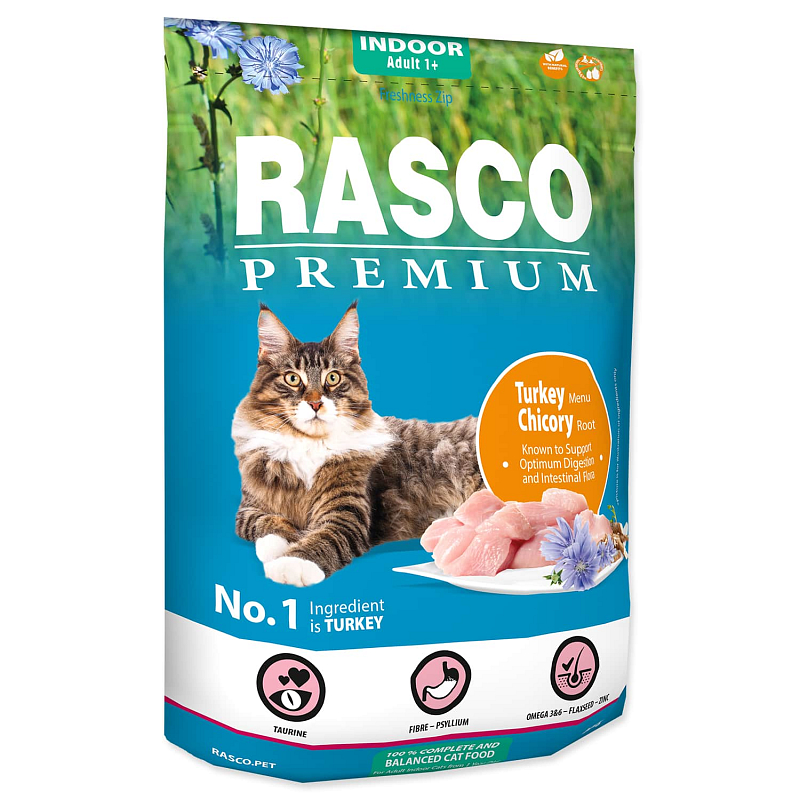 Granule RASCO Premium Indoor krůtí s kořenem čekanky 400 g