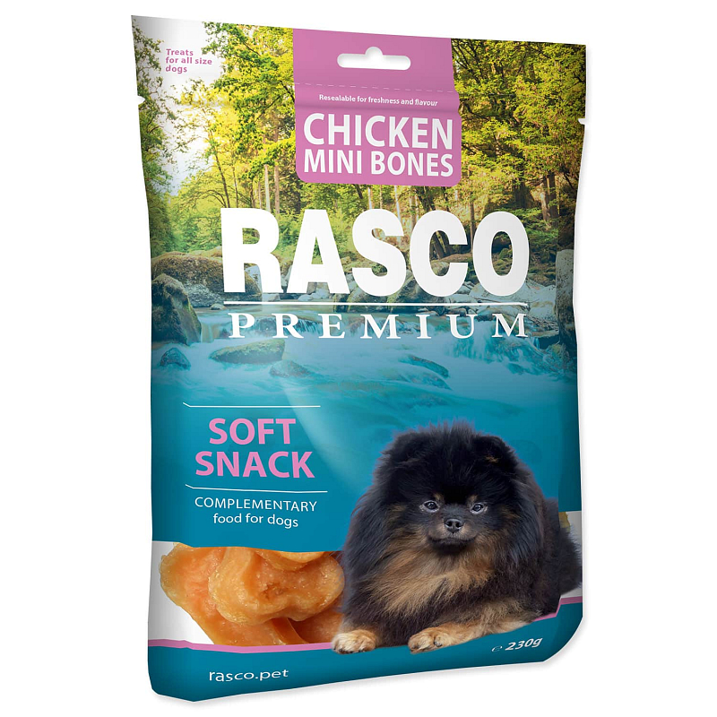 Pochoutka RASCO Premium kostičky z kuřecího masa 230 g