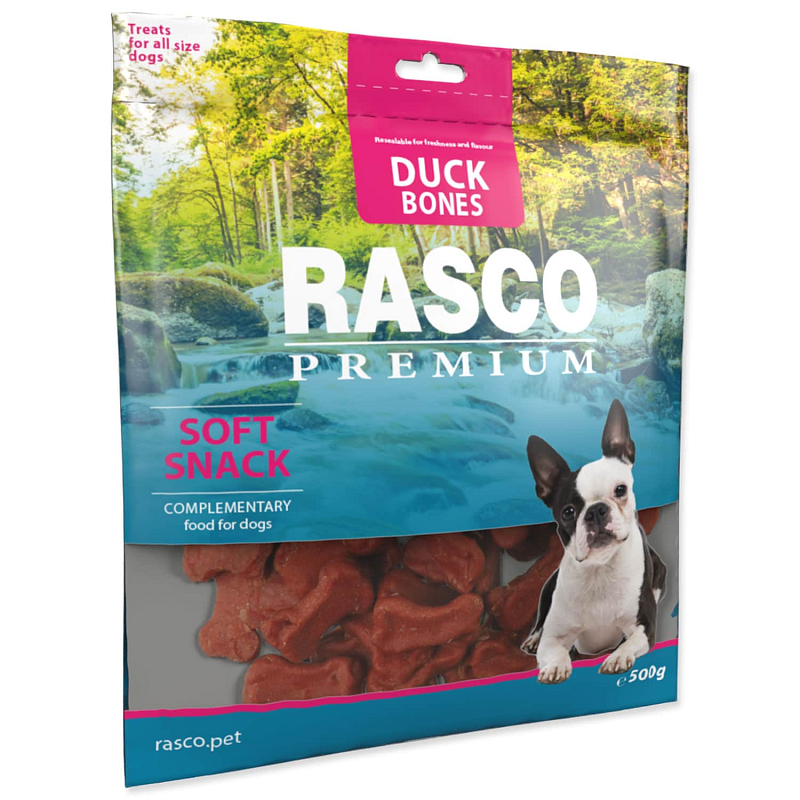 Pochoutka RASCO Premium kostičky z kachního masa 500 g