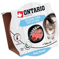 Kalíšek ONTARIO Fresh Brunch Kitten Ocean Fish 80 g