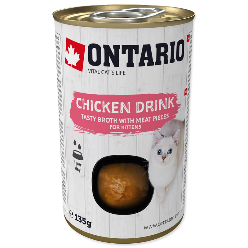 Drink ONTARIO Kitten kuřecí 135 g