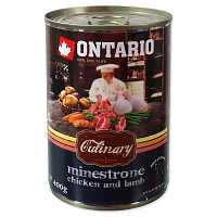 Konzerva ONTARIO Culinary Minestrone Chicken and Lamb 400 g