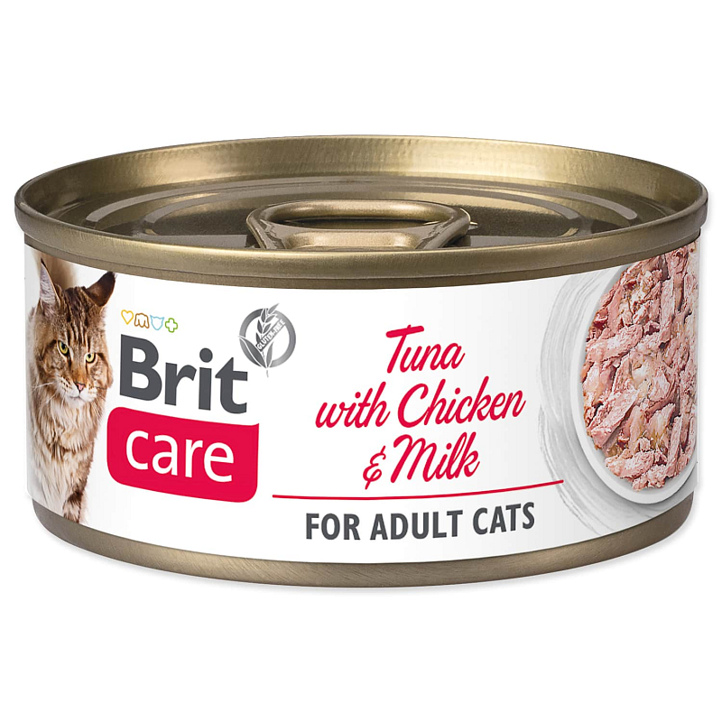 Konzerva BRIT Care Cat Tuna with Chicken And Milk 70 g