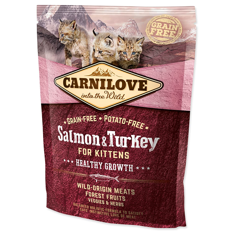 CARNILOVE Kittens Salmon and Turkey Healthy Growth 400 g