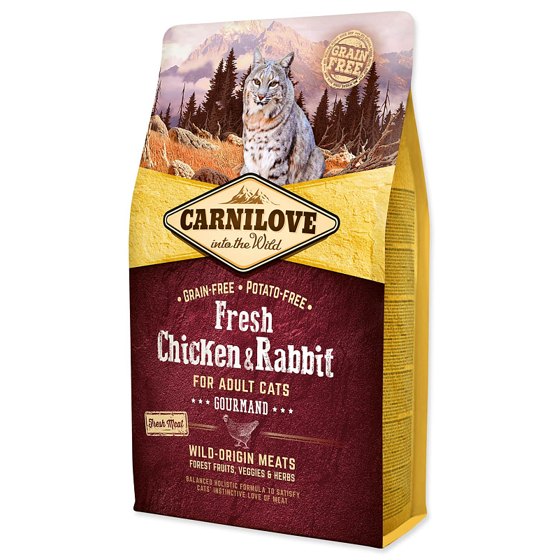 CARNILOVE Fresh Chicken & Rabbit Gourmand for Adult cats 2 kg