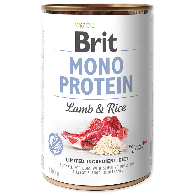 Konzerva BRIT Mono Protein Lamb & Brown Rice 400 g