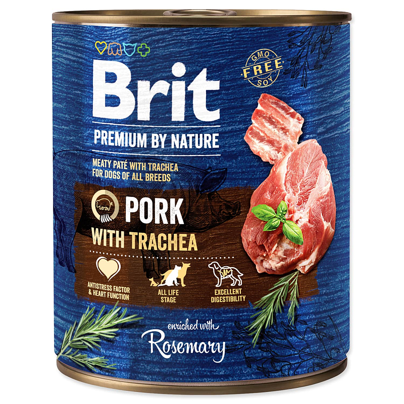 BRIT Premium by Nature Pork with Trachea 800 g