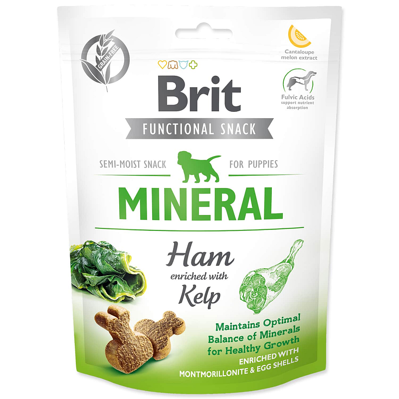 BRIT Care Dog Functional Snack Mineral Ham for Puppies 150 g