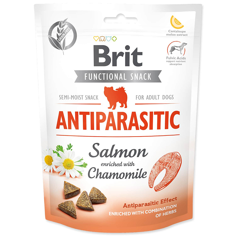 BRIT Care Dog Functional Snack Antiparasitic Salmon 150 g