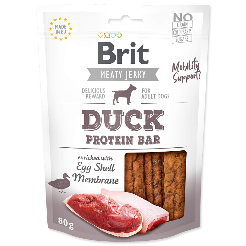 Snack BRIT Jerky Duck Protein Bar 80 g