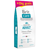 BRIT Care Dog Grain-free Adult Salmon & Potato 12+2 kg