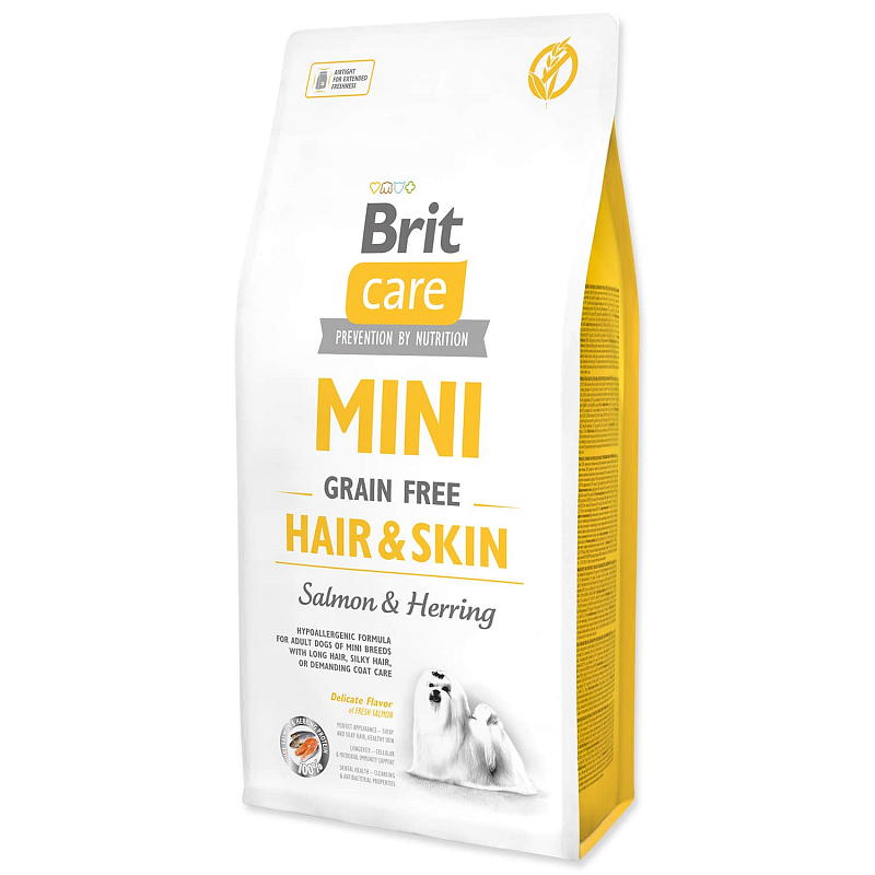 BRIT Care Dog Mini Grain Free Hair & Skin 7 kg