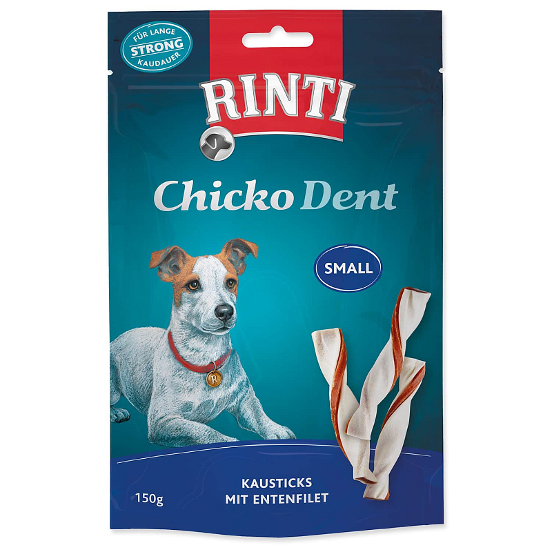 Pochoutka RINTI Extra Chicko Dent Small kachna - KARTON (9ks) 150 g