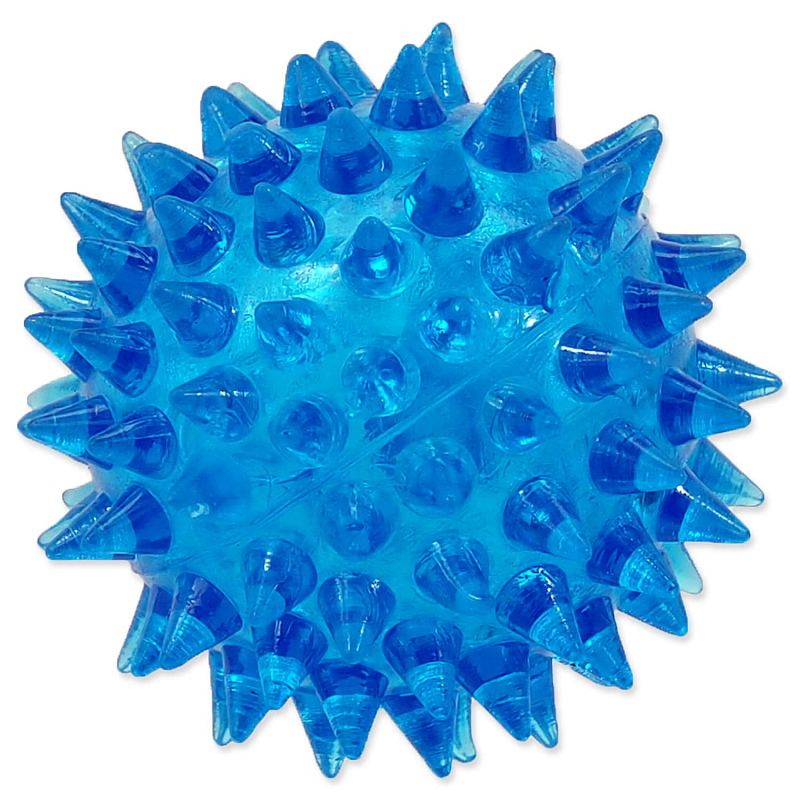 Hračka DOG FANTASY míček pískací modrý 5 cm 1 ks