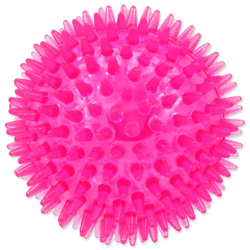 Hračka DOG FANTASY míček pískací růžový 8 cm 1 ks