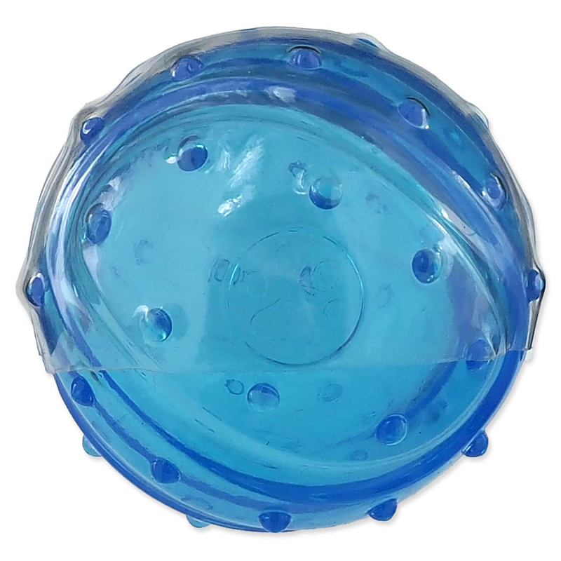 Hračka DOG FANTASY STRONG míček s vůní slaniny modrý 7 cm