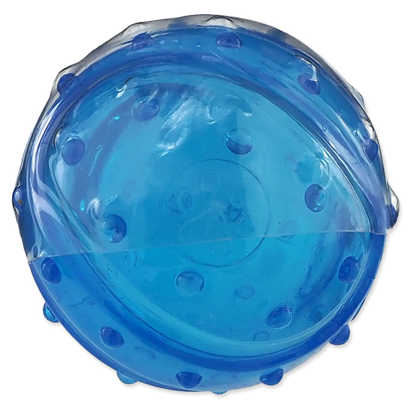 Hračka DOG FANTASY STRONG míček s vůní slaniny modrý 8 cm