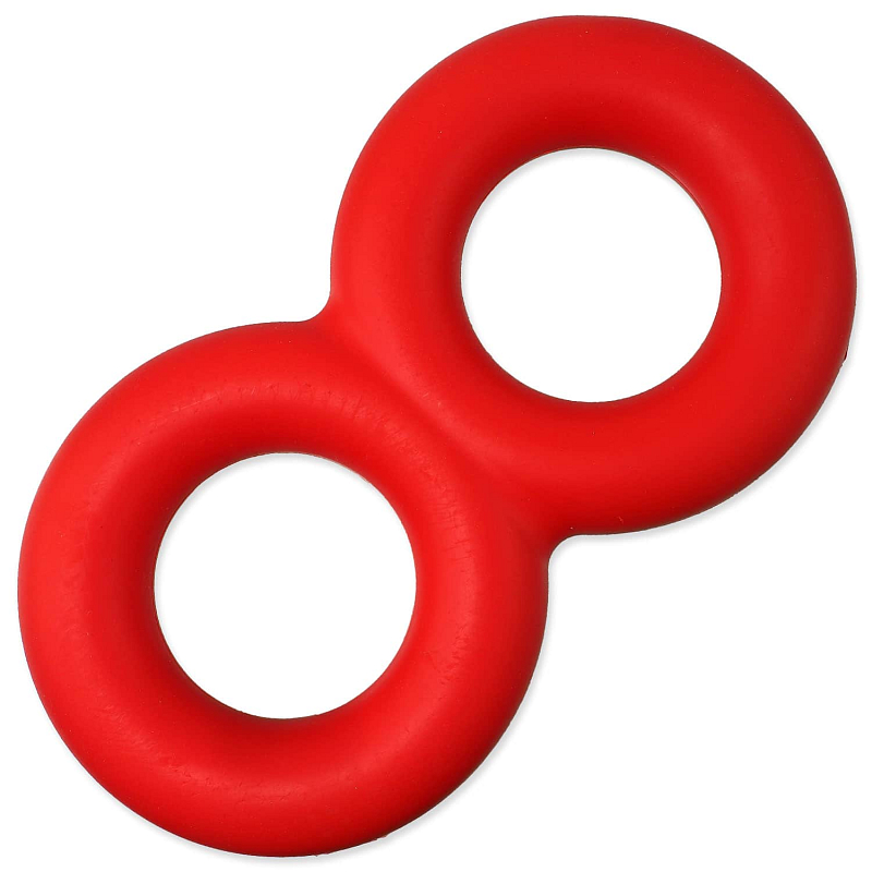 Hračka DOG FANTASY osmička červená 27,5 cm