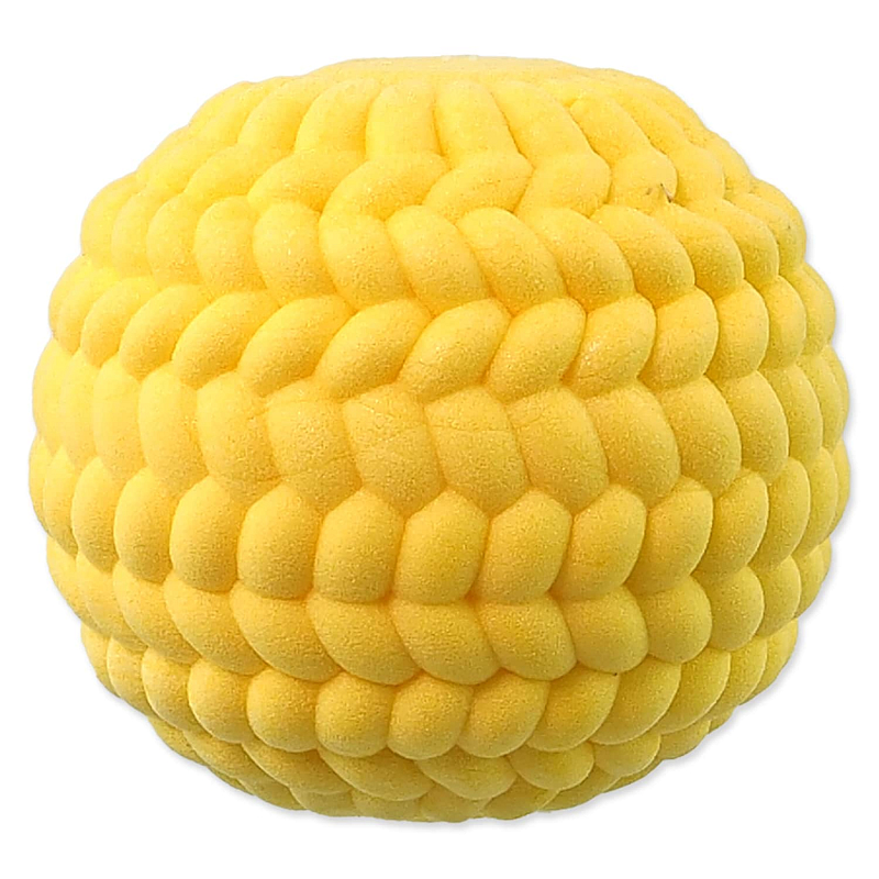 Hračka DOG FANTASY míček TPR pěna žlutý 6 cm