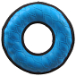 Hračka DOG FANTASY Rubber kruh modrá 22 cm 1 ks