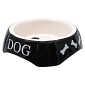 Miska DOG FANTASY potisk Dog černá 18,5 cm 1 ks