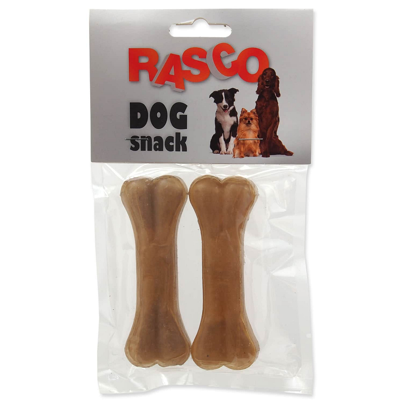 Kosti RASCO Dog buvolí 10 cm 2 ks